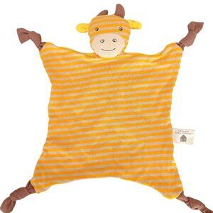 Apple Park Organic Farm Buddies George Giraffe Baby Security Blanket Lovey Yello